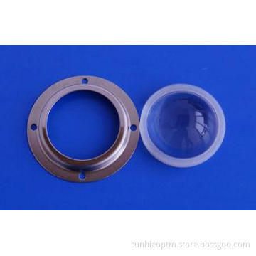 90 degree 50mm COB lens , LED Optical Lens For Led Flood Li